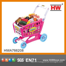 Children Pretend Play Toys Plastic Shopping Cart